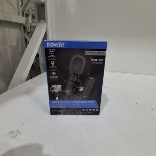 BOWER WIRELESS LAVALIER MICROPHONE - BLACK (MODEL: WSC-LAV1) image 4