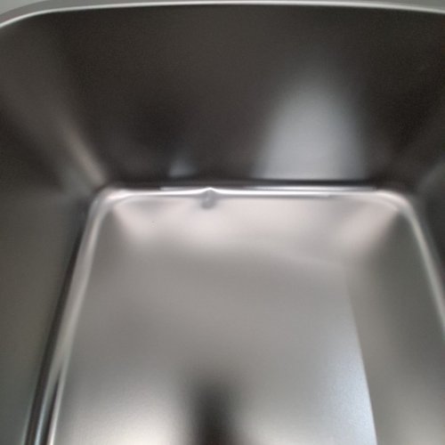 PAWSAYES ENCLOSED STAINLESS STEEL CAT LITTER BOX WITH LID - 19.7"X13.8"X9.8" - GREY image 3