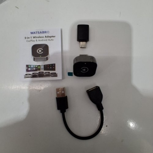 WIRELESS 2-IN-1 CARPLAY AND ANDROID AUTO ADAPTER - BLACK image 3