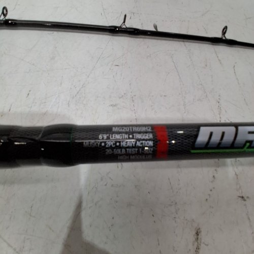 MAGNUM MUSKY FISHING ROD - 6FT 9" 20-60LBS - BLACK (MODEL: MG20TR69H2) image 3