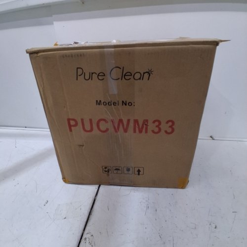 PURE CLEAN PORTABLE COLLAPSIBLE WASHING MACHINE, 15.74" X 9" X 15.74" - WHITE/BLUE (MODEL: PUCWM33) image 6