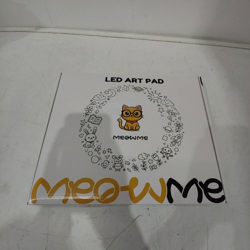 MEOWME RECHARGEABLE LED DRAWING BOARD WITH MARKERS - CLEAR / WHITE image 3