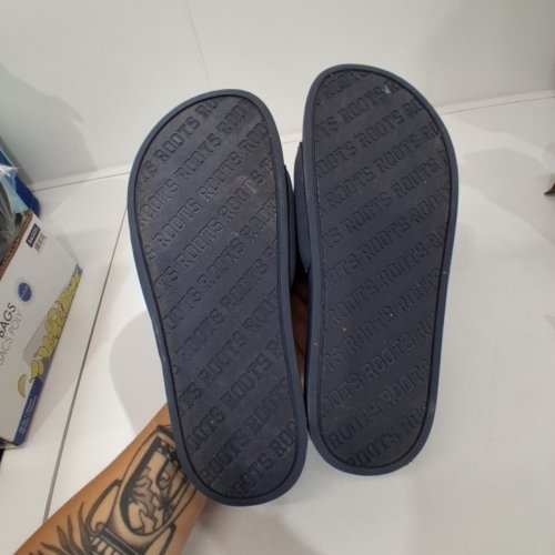MEN'S ROOTS SLIDE ON OUTDOOR SANDALS - SIZE 8 - GREY (STYLE: 8869008) image 4