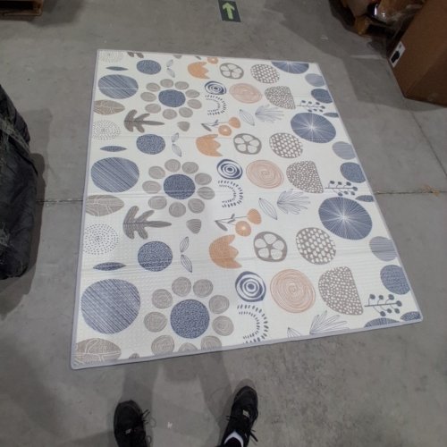 MLOONG WATERPROOF REVERSIBLE PLAYMAT - 71"X59" - ANIMALS/NATURE image 2