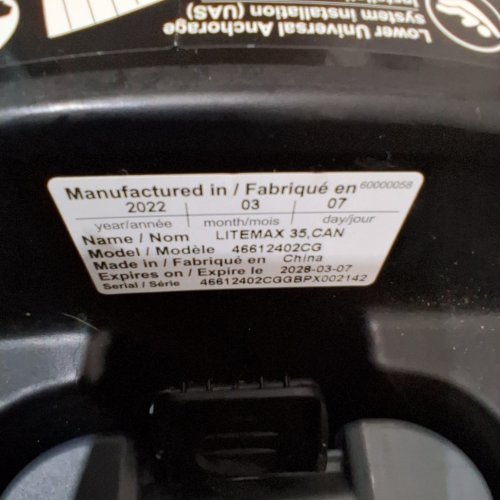 EVENFLO LITEMAX 35 INFANT CAR SEAT BASE - BLACK image 2
