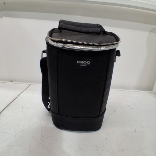 IGLOO LUXE WINE COOLER TOTE -7.5' × 14" × 9" -BLACK (MODEL: 2038079) image 2