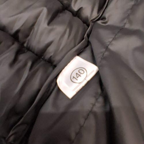 KIDS DOWN GILET THERMAL SLEEVELESS JACKET WINTER PUFFER VEST - YOUTH 10 - BLACK image 2