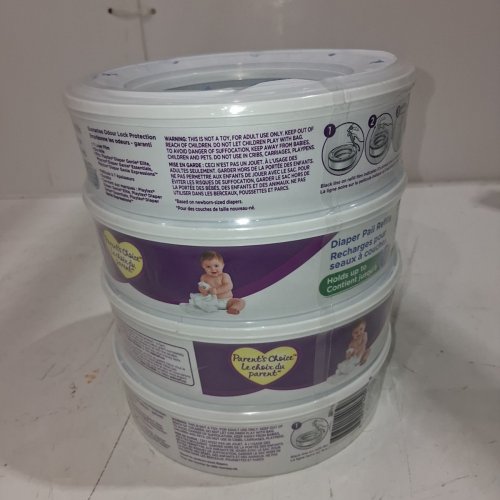 4PK PARENT'S CHOICE DIAPER PAIL REFILLS - 270 DIAPERS EACH image 3