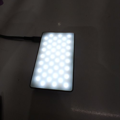 RECHARGEABLE DIMMABLE PORTABLE SELFIE PANEL LIGHT - 2700K - 6500K - WARM/WHITE (MODEL: W150) image 2