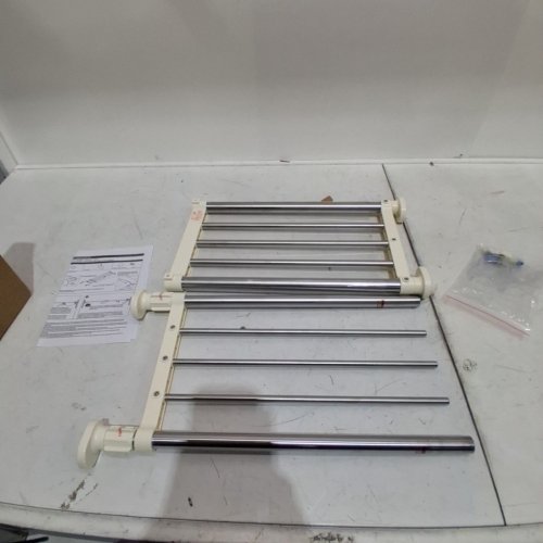 BAOYOUNI TENSION SHELF ADJUSTABLE CLOSET ROD 32.28''-46.06'' image 2