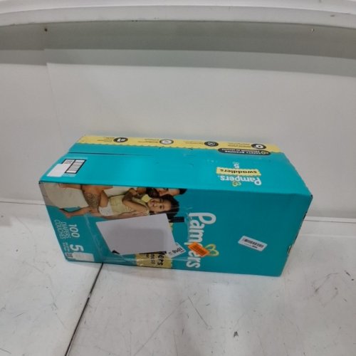 100PK PAMPERS SWADDLERS 100% LEAKPROOF DISPOSABLE BABY DIAPERS - SIZE 5 image 2