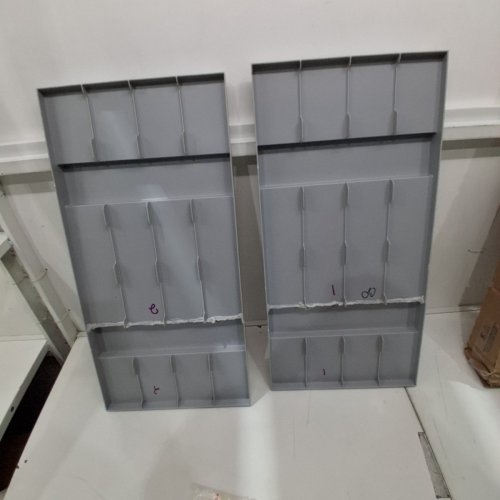 2PC MID AMERICA PAINTABLE DECORATIVE SHUTTERS - 14" X 29" - GREY - (ITEM: M00031435030) image 4