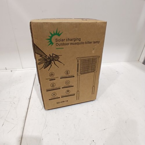 SOLAR CHARGING OUTDOOR INSECT ZAPPER - 1500SQ.FT - BLACK - (MODEL:SD-HW-10) image 2