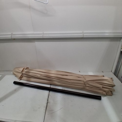 OUTDOOR DELUXE PATIO UMBRELLA - 9FT - BEIGE image 2