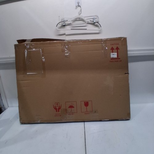AMAZON BASICS RECTANGLE WALL MIRROR WITH WHITE TRIM - 24" X 36" image 3