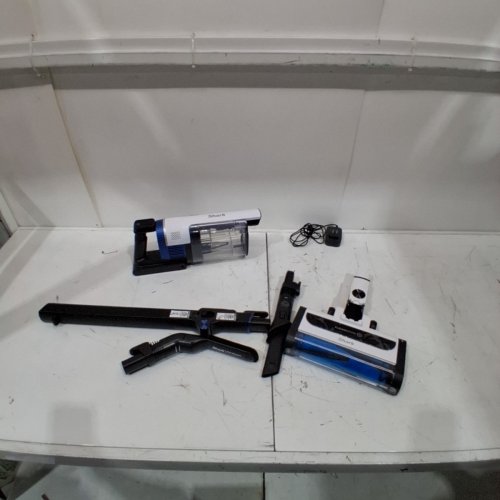 SHARK PRO CORDLESS VACUUM WITH CLEANSENSE IQ & MULTIFLEX TECHNOLOGY WITH ATTACHMENTS- WHITE/BLUE (MODEL: UZ565HCC0) image 3