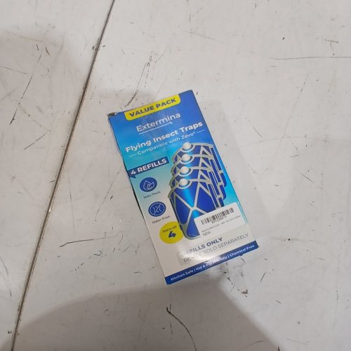 4PK EXTERMINA FLYING INSECT TRAP REFILLS - FOR ZEVO FLYING INSECT TRAP - BLUE image 4