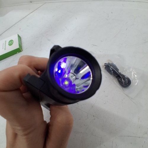 XYH-WIN TACTICAL FLASHLIGHT AND BLUE LASER COMPATIBLE WITH M-LOK AND PICATINNY RAIL - 1000LM - BLACK image 2