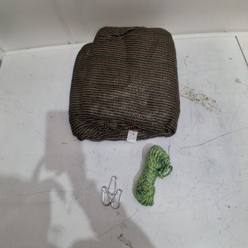 MESH CARGO NET - 157.5" X 78.7" - BROWN / GREEN image 2