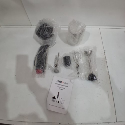 LINKCHEF 5-IN-1 IMMERSION BLENDER SET - 1000W, 120V 60HZ - BLACK / RED (MODEL: HB-1580T) image 2