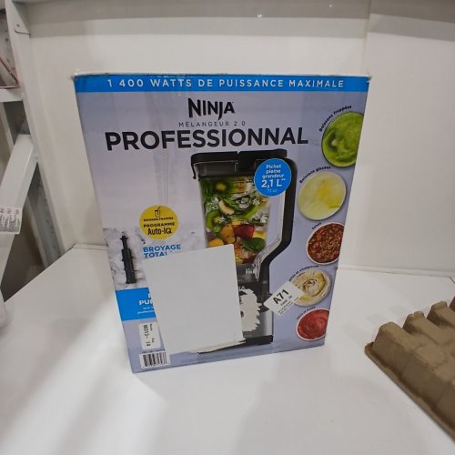 NINJA PROFESSIONAL BLENDER 2.0 - 72OZ - 1400W - BLACK/SILVER - (MODEL:CCO750BSL) image 4