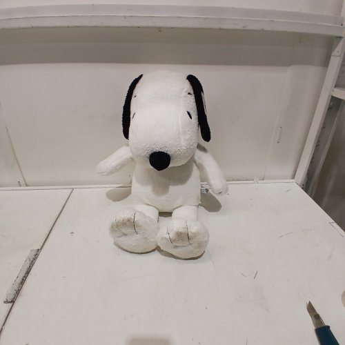 PEANUTS SNOOPY PLUSH - WHITE, BLACK, AND RED image 3