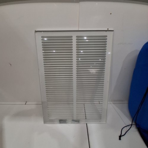 SIDEWALL/CEILING RETURN AIR GRILLE - 22" X 16" - STEEL WHITE image 2