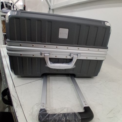 LUGGEX ALUMINUM FRAME POLYCARBONATE HARD SHELL SUITCASE LUGGAGE - 28" - DARK GREY/SILVER/CHARCOAL METALLIC - (MODEL: XL) image 4
