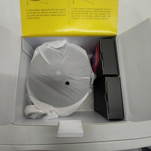 GALAXY LIGHT PROJECTOR - INCLUDES 12 DISKS - WHITE (MODEL: BL-DQY02) image 2