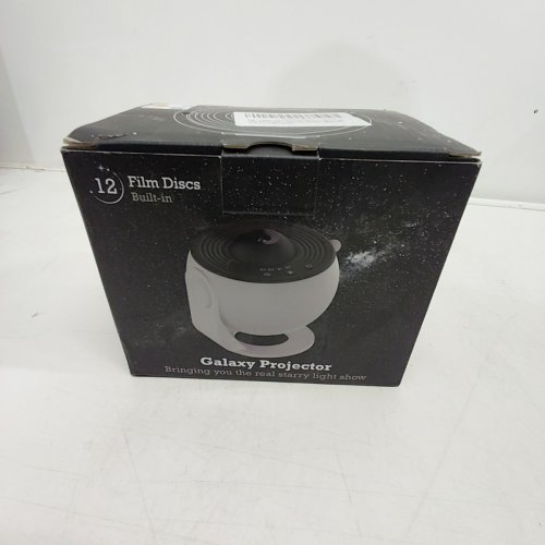 GALAXY LIGHT PROJECTOR - INCLUDES 12 DISKS - WHITE (MODEL: BL-DQY02) image 3