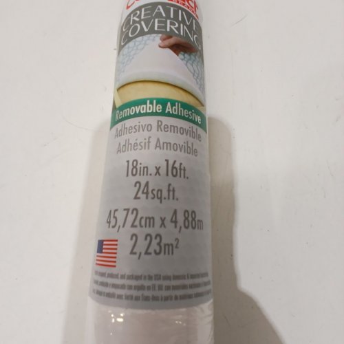 CON-TACT BRAND CREATIVE COVERING SHELF LINER - 18" X 16FT - WHITE (MODEL: 16F-C9A952-01) image 3