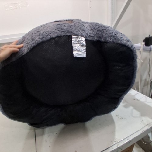 MAXYOYO FAUX FUR BEAN BAG CHAIR - 47" X 33" - DARK GRAY image 4