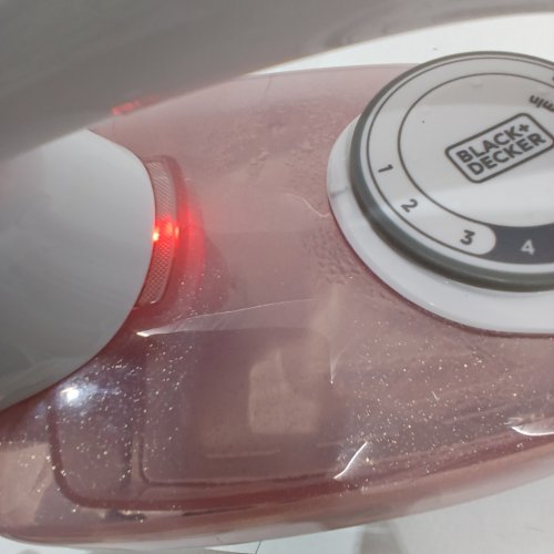 BLACK+DECKER PEARL GLIDE STEAM IRON - PINK / WHITE (MODEL: IR2398C) image 2