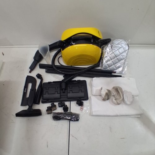 LOVEBEAT MULTI-PURPOSE STEAM CLEANER FOR HOME USE - 110-120 V - 1500W - 38 OZ TANK - BLACK/YELLOW - (MODEL: CB-03A) image 4