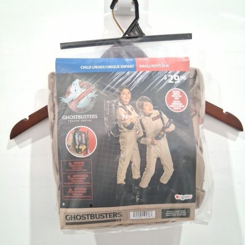 2PC TODDLER DISGUISE GHOSTBUSTERS FROZEN EMPIRE COSTUME - SMALL (4-6) - TAN (STYLE: 164249L) image 4