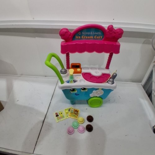 VTECH LEAPFROG SCOOP & LEARN ICE CREAM CART WITH ACCESSORIES - MULTICOLOUR (MODEL: 80-600700) image 3