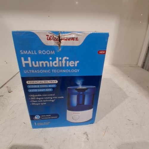WALGREENS SMALL ROOM ULTRASONIC HUMIDIFIER - 0.34 GAL CAPACITY - WHITE (MODEL: 531913) image 3