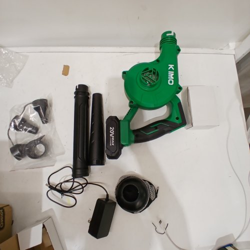KIMO CORDLESS 2-IN-1 LEAF BLOWER VACUUM - 20 V - GREEN (MODEL: 6304) image 3