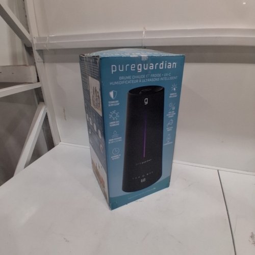 PUREGUARDIAN WARM AND COOL MIST ULTRASONIC HUMIDISTAT HUMIDIFIER WITH UV-C & AROMA TRAY - 410SQ.FT COOL MIST / 540SQ.FT WARM MIST - BLACK (MODEL: H5665BCA/1891565) image 6