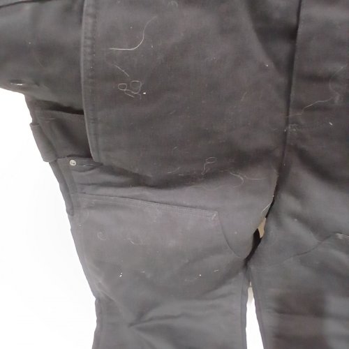 WOMEN'S CARHATT RUGGED FLEX RELAXED FIT TWILL BIB OVERALLS - LARGE - BLACK (STYLE: OR4031-W) image 5