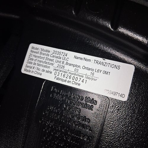 GRACO TRANZITIONS 3-IN-1 HARNESS/HIGHBACK/BACKLESS BOOSTER CAR SEAT - 100LBS MAX/CAP - PROOF/BLACK (MODEL: 2035724) image 2