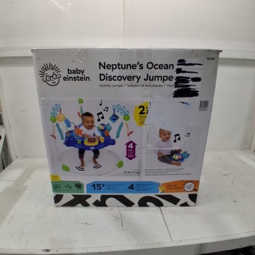 BABY EINSTEIN NEPTUNE'S OCEAN DISCOVERY JUMPER - ADJUSTABLE HEIGHT - MULTICOLOR (MODEL: 10455-ES) image 6