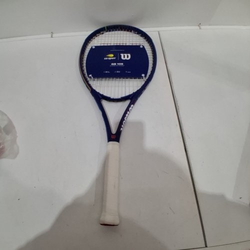 WILSON US OPEN GS 105 TENNIS RACKET - 4.38" GRIP - BLUE/WHITE (MODEL: WR198310U3) image 2