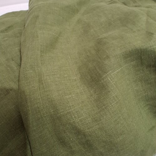 DUVET COVER -DOUBLE/FULL - OLIVE GREEN image 3
