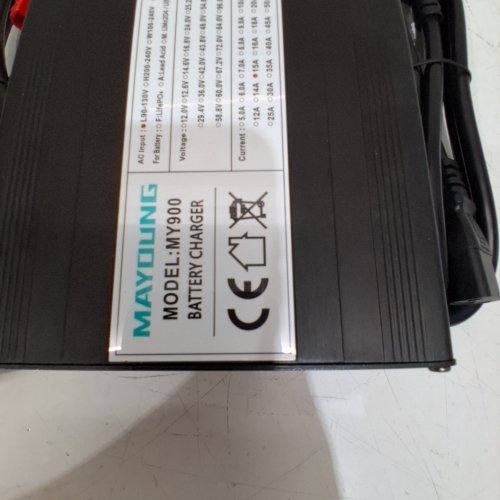 MAYOUNG SMART BATTERY CHARGER - 14.6V - 20V - BLACK (MODEL: MY900) image 3