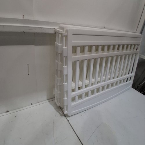 IRIS USA 4-PANEL PET PLAY PEN WITH GATE - 35" X 24" - WHITE (MODEL: CI-606E /CI-604E)) image 2