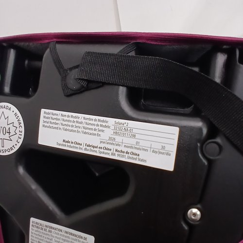 DIONO SOLANA 2 BACKLESS BOOSTER SEAT - 40LBS TO 120LBS - PINK (MODEL: 32102-NA-01) image 2