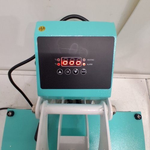 COLORSUB CLAMSHELL HEAT PRESS MACHINE FOR SUBLIMATION HEAT TRANSFER - 15" X 15" - TEAL image 2