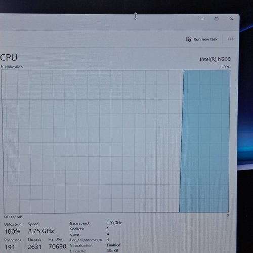 HP ALL-IN-ONE DESKTOP COMPUTER - INTEL N100, 8GB RAM, 128GB SSD, WINDOWS 11 - 21.45" - BLACK (MODEL: TPC-I053-22) image 3