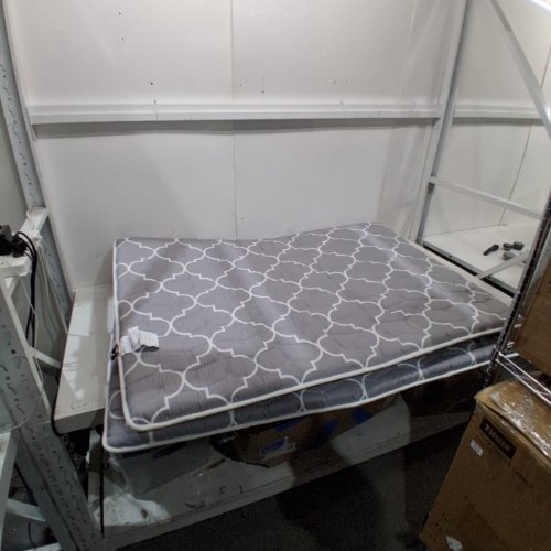 VIBE BEAR MEMORY FOAM MATTRESS TOPPER - 80" X 54" - GREY image 2